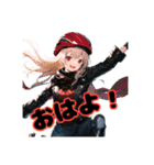ロードバイクに乗る女の子③（個別スタンプ：13）