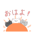 子猫三姉妹（個別スタンプ：1）