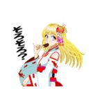 頑張る巫女お姉さん【HG】（個別スタンプ：5）