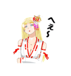 頑張る巫女お姉さん【HG】（個別スタンプ：10）