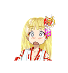 頑張る巫女お姉さん【HG】（個別スタンプ：18）