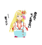 頑張る巫女お姉さん【HG】（個別スタンプ：19）