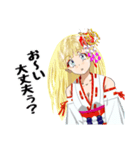頑張る巫女お姉さん【HG】（個別スタンプ：28）