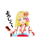 頑張る巫女お姉さん【HG】（個別スタンプ：31）