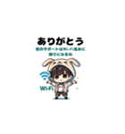 うさぎ男子の日常スタンプ（個別スタンプ：6）