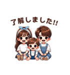3姉弟スタンプꔛ‬♡（個別スタンプ：2）