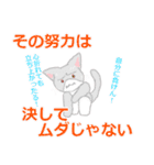 みんな頑張れ贈る言葉ねこりん（個別スタンプ：11）