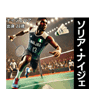 ⚫架空のバドミントン世界選手権で日常会話！（個別スタンプ：20）