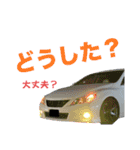 自動車セダンXの挨拶スタンプマーク（個別スタンプ：19）