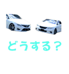 自動車セダンXの挨拶スタンプマーク（個別スタンプ：28）