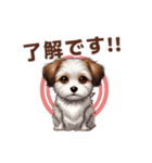チワワ×シーズ ミックス スタンプ！！愛犬（個別スタンプ：3）