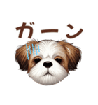 チワワ×シーズ ミックス スタンプ！！愛犬（個別スタンプ：12）