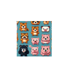 ドット絵の森の動物たち（個別スタンプ：17）