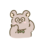 My sweet glasses bear（個別スタンプ：4）