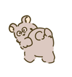 My sweet glasses bear（個別スタンプ：5）