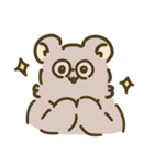 My sweet glasses bear（個別スタンプ：7）