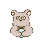 My sweet glasses bear（個別スタンプ：13）