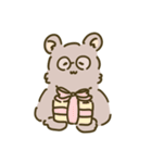 My sweet glasses bear（個別スタンプ：14）