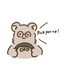 My sweet glasses bear（個別スタンプ：15）