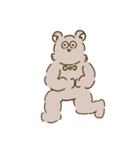 My sweet glasses bear（個別スタンプ：21）