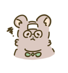 My sweet glasses bear（個別スタンプ：32）