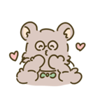 My sweet glasses bear（個別スタンプ：34）