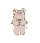 My sweet glasses bear（個別スタンプ：36）