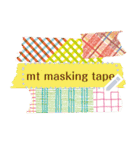 mt masking tape メッセージスタンプ（個別スタンプ：6）