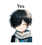 全て同じセリフ【Yes】（個別スタンプ：2）