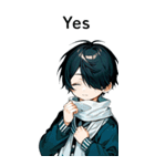 全て同じセリフ【Yes】（個別スタンプ：18）