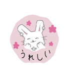 耳飾りうさぎ for クリスチャン（個別スタンプ：1）