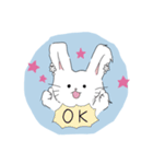耳飾りうさぎ for クリスチャン（個別スタンプ：8）