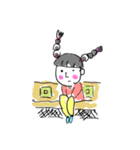 行動で訴えてくる子供たち（個別スタンプ：4）