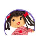 【シュールな人形】挨拶、LINEの一言目！（個別スタンプ：19）