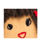 【シュールな人形】挨拶、LINEの一言目！（個別スタンプ：20）