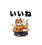 筋肉ねこシリーズ③（個別スタンプ：6）