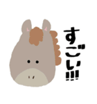 ぬいぐるみドアップ 手書き文字Ver.（個別スタンプ：24）