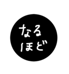 手書き文字だけのスタンプです2（個別スタンプ：2）