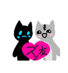 ねこ2匹のスタンプ（個別スタンプ：31）