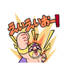 カキツバタマン／アクティブ編（個別スタンプ：1）