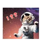 宇宙飛行士のねこ（個別スタンプ：23）