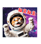 宇宙飛行士のねこ（個別スタンプ：31）