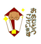 わんこ日和(茶ダックスフント)①-toYvu-（個別スタンプ：12）