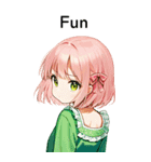 全て同じセリフ【Fun】  1（個別スタンプ：23）