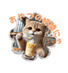 ねこグルメの日常（個別スタンプ：6）