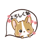 愛犬コーギーdeごあいさつ♡毎日（個別スタンプ：8）