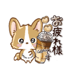 愛犬コーギーdeごあいさつ♡毎日（個別スタンプ：21）