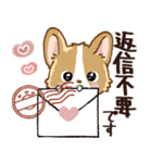 愛犬コーギーdeごあいさつ♡毎日（個別スタンプ：37）