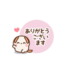 ❤️うごく！使いやすい敬語 [たれ耳ワンコ]（個別スタンプ：10）