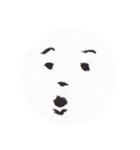 あいまいな表情、微妙な感情（個別スタンプ：6）